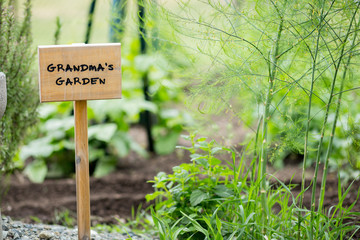 Grandma's Garden Sign