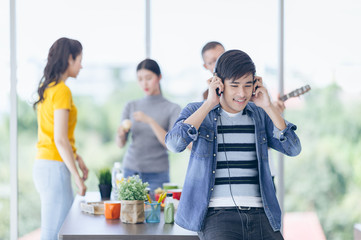 New Year office party,successful collaboration,Business success,Young people having enjoy,Business team celebrating