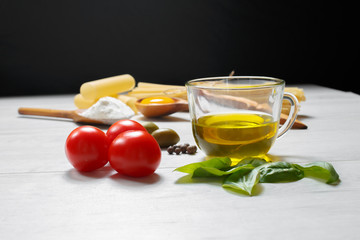 ingredient for Italian pasta