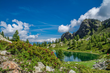Lago Nero della Meja, Cuneo, Valle Maira