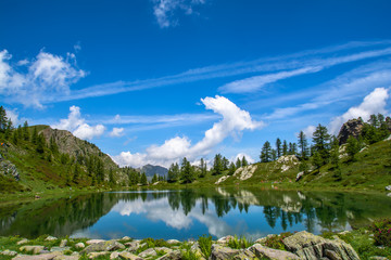 Lago Nero della Meja, Cuneo, Valle Maira