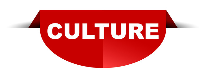 red vector round banner culture