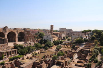 Obraz premium Forum Romanum w Rzymie, Włochy