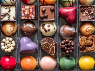 Box of fancy chocolates