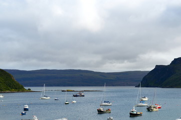 Fototapeta na wymiar Portree - Isle of Skye