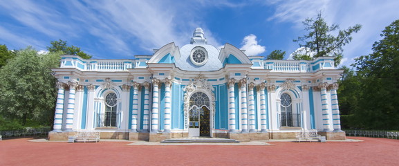 Grotto pavilion in Catherine park, Tsarskoe Selo, St. Petersburg, Russia