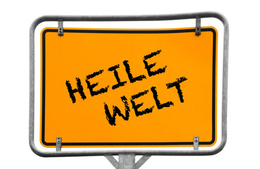 Heile Welt Wegweiser