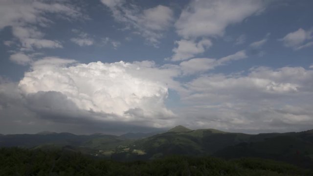 Time Lapse, Mountainous Landscapes In The Pyrenees, Spain - ungraded Version
