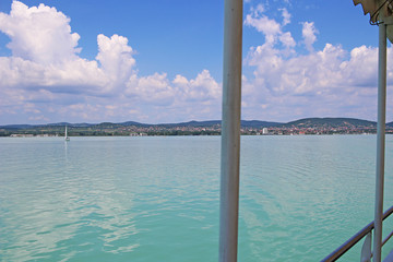 Balaton Hungary Tihany European big lake view 2018