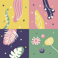 Contemporary art with scandinavian style