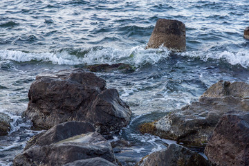 Black Sea view stones