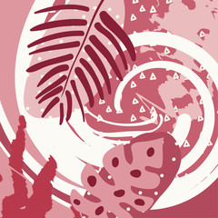 Contemporary art with scandinavian style