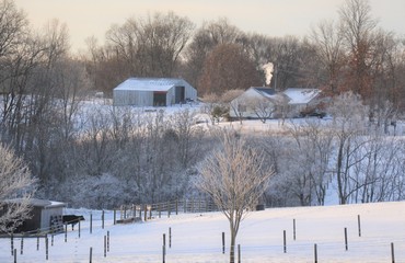 Rural Winter Landscape