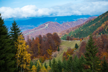 autumn in the mountains