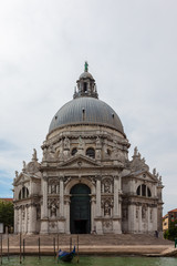 Fototapeta na wymiar Santa Maria della Salute Church Basilica Dome Venice Italy