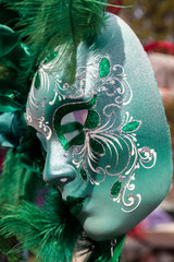 Carnival masks on sale in Venice Italy.