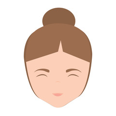 Asian woman icon