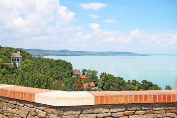 Balaton Hungary Tihany European big lake view 2018