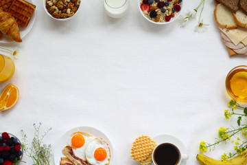 Healthy breakfast background - 212662095