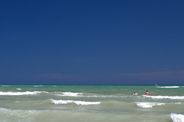 bathing season,sea,summer,horizon,sky,blue,sea,wave,seascape,view,fun