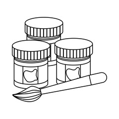 paint jars design