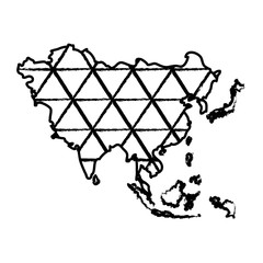 asia map icon