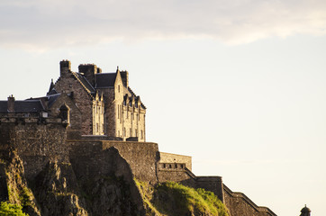 Sun Shining on a Castle