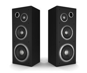 Fototapeta premium speaker concept 3d illustration