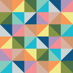 pastel geometric pattern swatch. mis century modern seamles pattern print © gigirosado