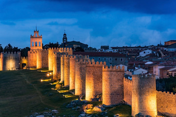 Walls of Avila, World Heritage Site in Spain