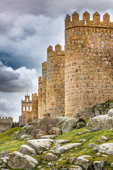 Walls of Avila, World Heritage Site in Spain