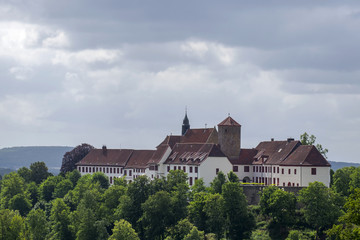 Fototapeta na wymiar Schloss und Benediktinerabtei Iburg