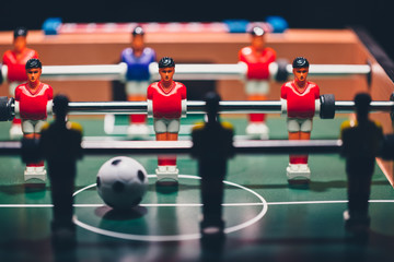 table football soccer game players (kicker)