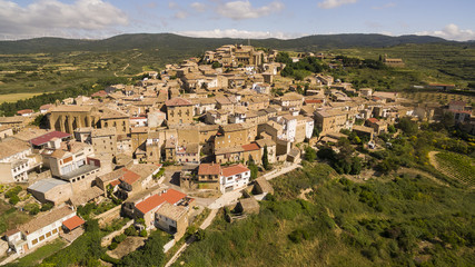 Fototapeta na wymiar San Martin de Unx village in Navarra province, Spain