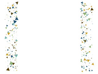 Blast Glass Shatter Memphis Vector Frame. Triangle Fragmentation Particles Explosion Border Design. Breakage Fast Moving Fragments Exploding Glass Frame. Shattered Fragments Burst Explosive Background