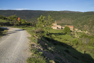 Fototapeta premium Treguajantes de Cameros village in La Rioja province, Spain