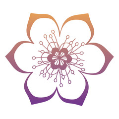 blossom flower icon