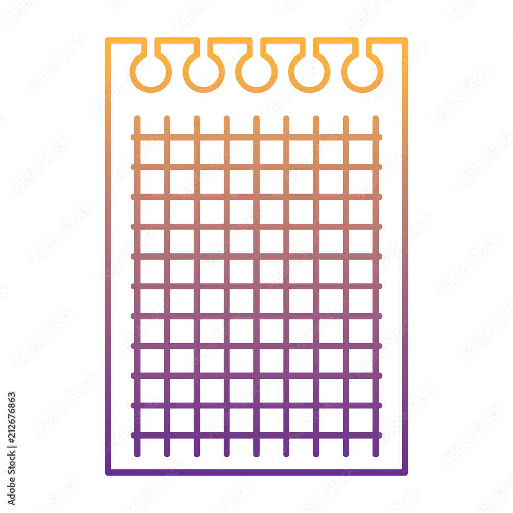 Poster notebook sheet icon