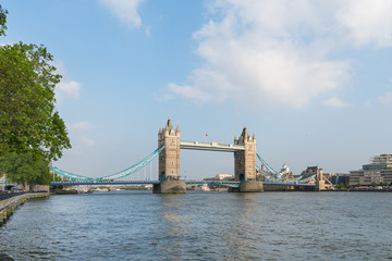 Fototapeta na wymiar Spectacular View of London's Tower Bridge, United Kingdom