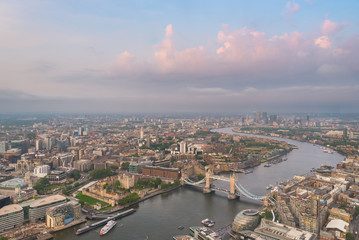 Obraz premium Awesome View of London's City 