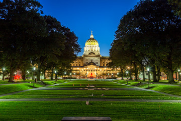 Blue Hour at the Pennsylvania Capitol