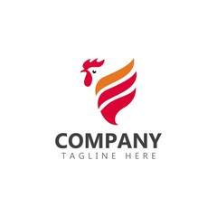 Chicken Company Logo Vector Template Design Illustration