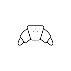 croissant icon. Element of food and drinks icon for mobile concept and web apps. Thin line croissant icon can be used for web and mobile. Premium icon
