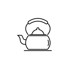 kettle on the stove icon. Element of food and drinks icon for mobile concept and web apps. Thin line kettle on the stove icon can be used for web and mobile. Premium icon