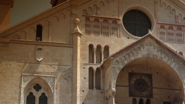 Basilica of San Zeno in Verona Italy. Is considered one of the masterpieces of Romanesque architecture in Italy,ULTRA HD 4K, 