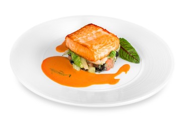 grilled salmon