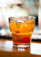 Cocktail on the Bar Counter
