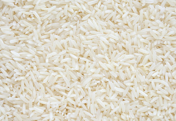 Thailand Jasmine rice texture background close up