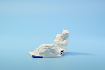 a theme of North Pole wildlife animal figure