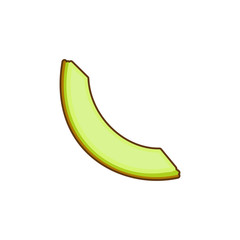 a piece of melon colored icon. Element of fruits and vegetables icon for mobile concept and web apps. Colored a piece of melon icon can be used for web and mobile. Premium icon